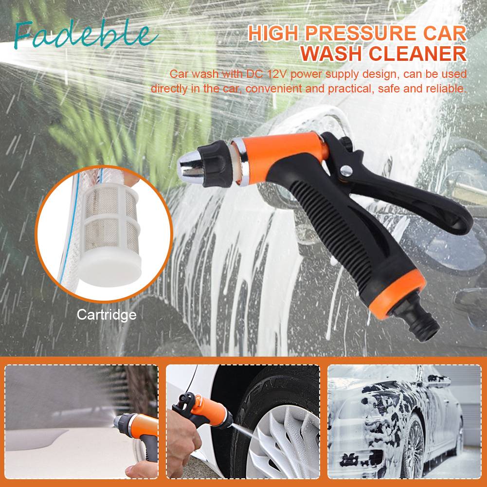 Súng Xịt Nước Rửa Xe Áp Suất Cao 12V