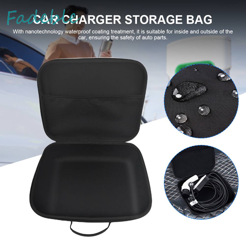 Túi Đựng Dây Cáp Sạc Sức Chứa Lớn Tiện Dụng Cho Xe Điện