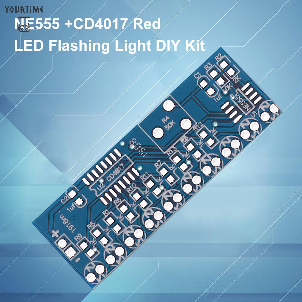 Bộ Bo Mạch Đèn LED NE555 CD4017 SMD 2.5-14.5V