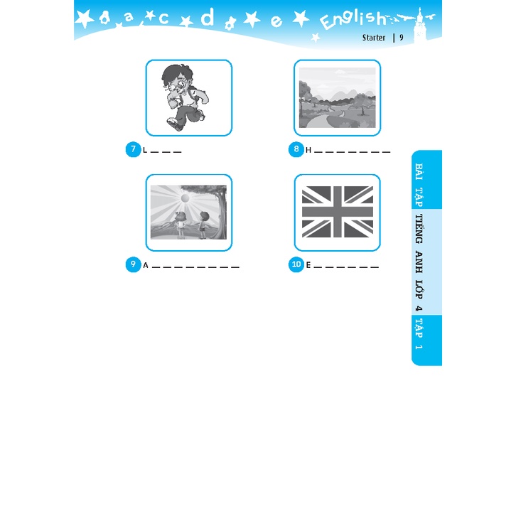 Sách Global Success - Bài Tập Tiếng Anh Lớp 4 - Tập 1 - Có Đáp Án