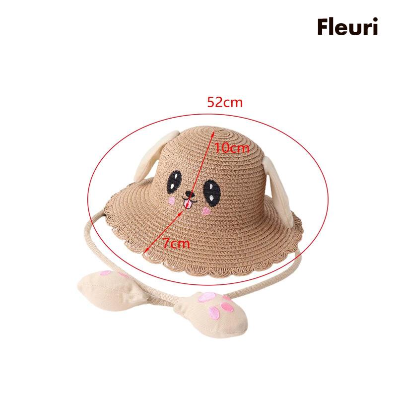 Mũ Chống Nắng Đi Biển Có Thể Điều Chỉnh Kích Thước 52cm Dành Cho Bé 3-10 Tuổi