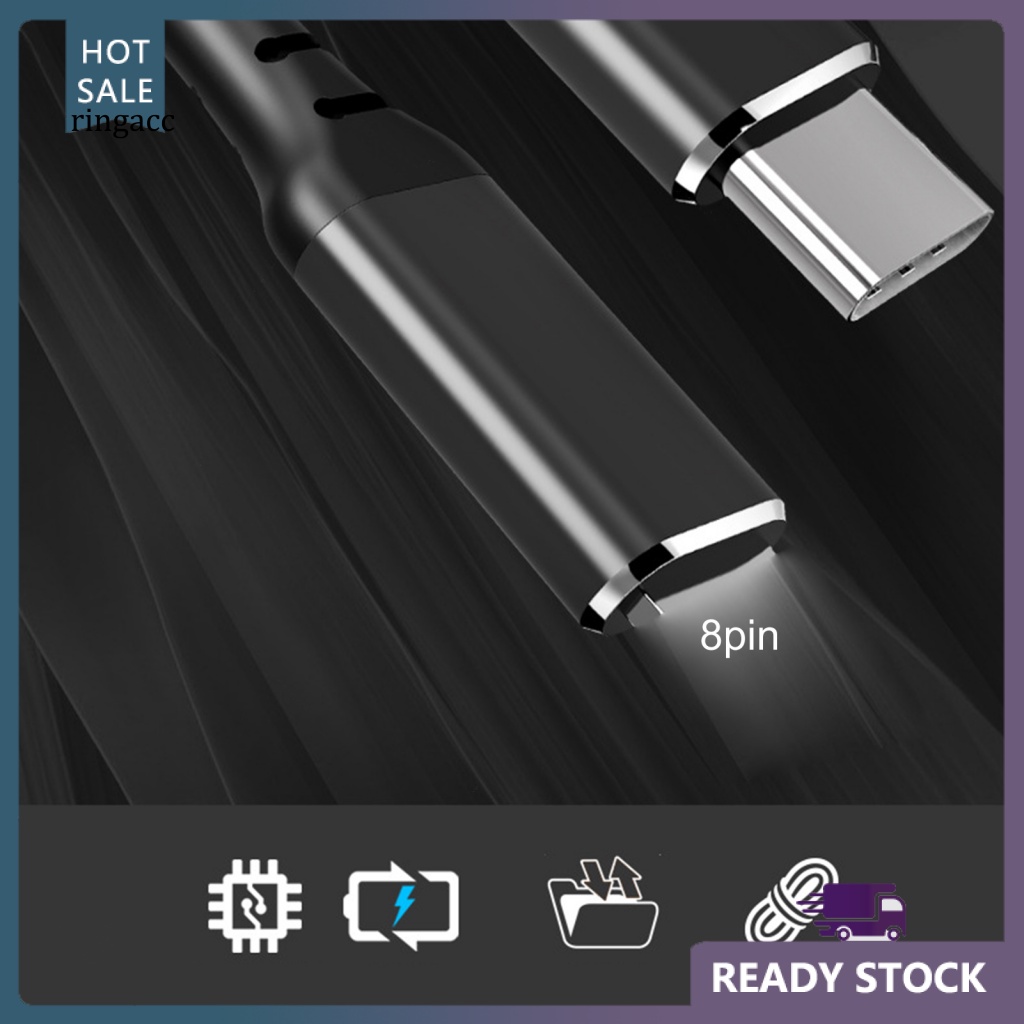 Dây Cáp Sạc Nhanh RGA 8 Pin Dài 1 / 2m Cho iPhone