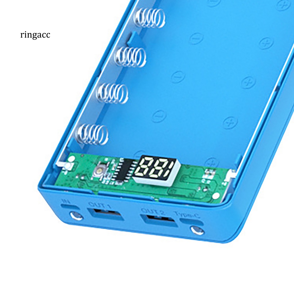 Vỏ Sạc Nhanh Điện Thoại Di Động RGA Màn Hình LED Kỹ Thuật Số 10x18650