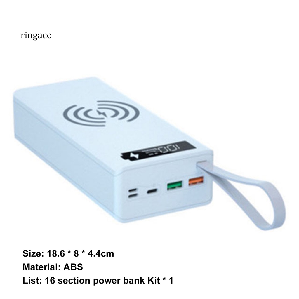 Hộp Pin Sạc Dự Phòng RGA 16X18650 Tiện Dụng Mang Theo Du Lịch