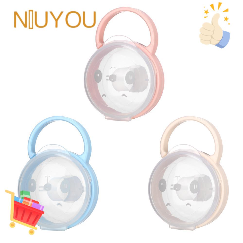 NIUYOU Hộp Đựng Núm Vú Giả Chống Bụi Tiện Dụng Cho Bé Ốp