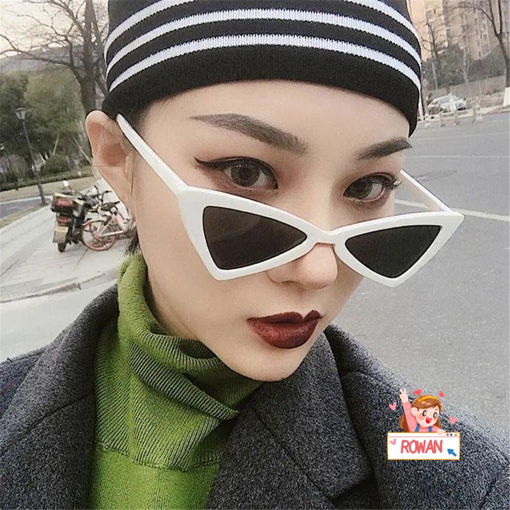 ROWANS Kính Mát Mắt Mèo Nữ Gọng Tam Giác Chống Tia UV400
