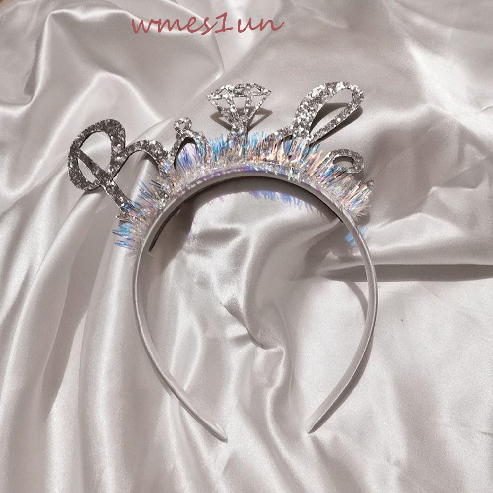 WMES15H Băng Đô Cài Tóc In Chữ Đơn Giản Dùng Làm Đạo Cụ Chụp Ảnh Tiệc Cưới / Sinh Nhật