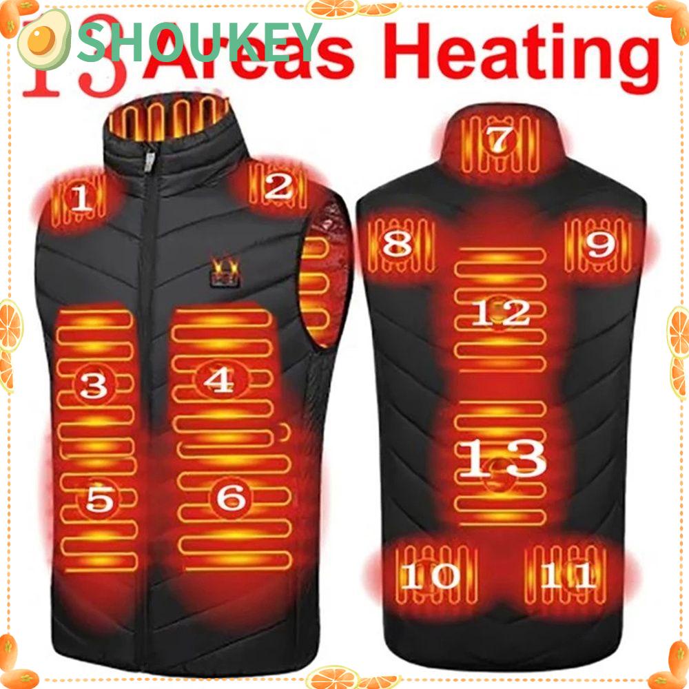 SHOUKEY Áo KhoáC Giữ ẤM Không Tay Unisex