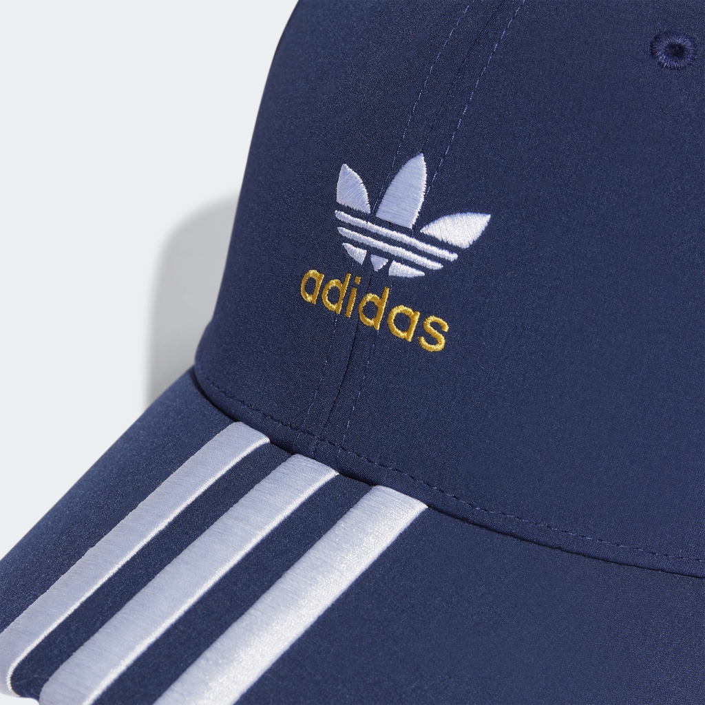 adidas Phong cách sống Mũ Bóng Chày Ba Lá Stonewashed Classic Adicolor Unisex Màu xanh da trời IL4881