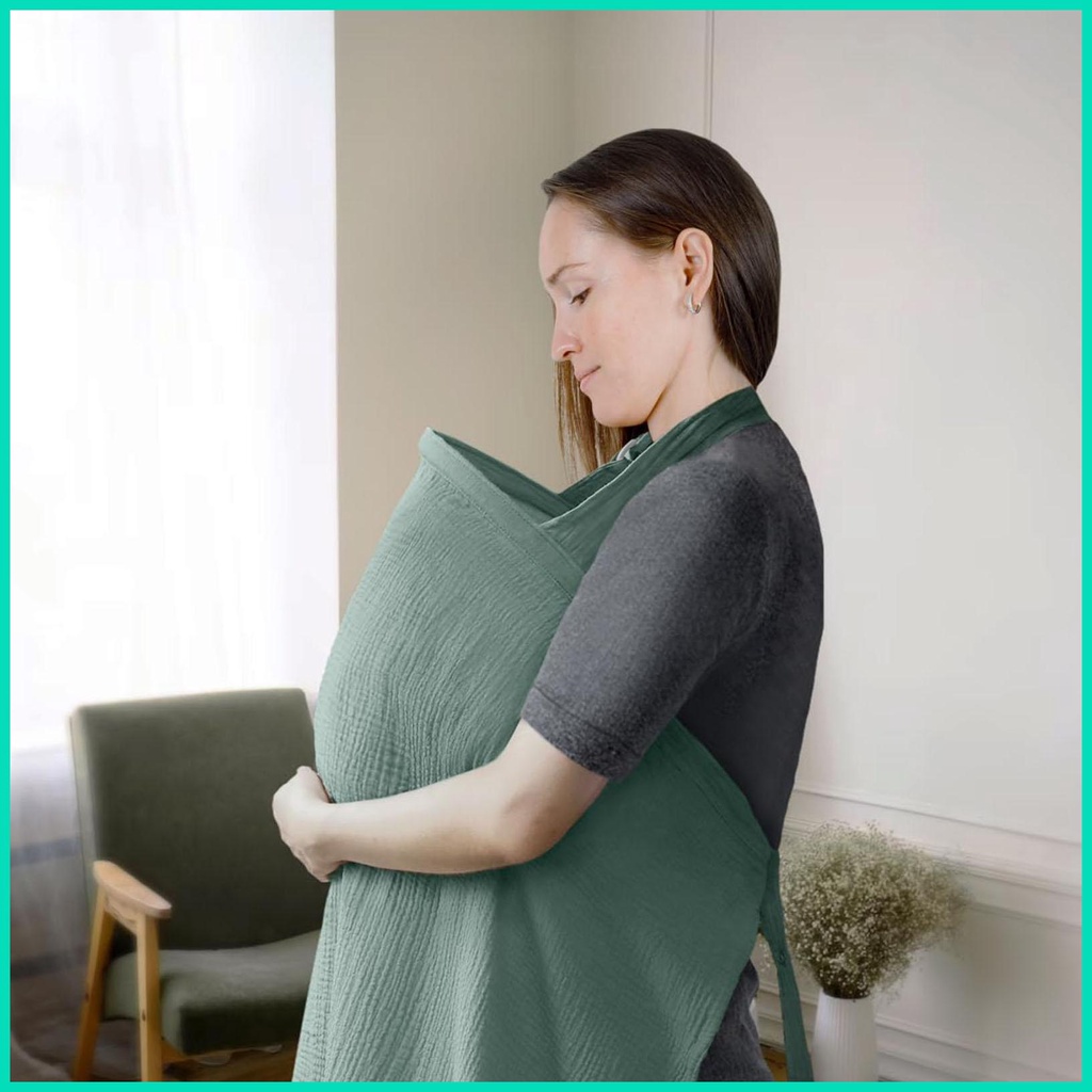 Vỏ Bọc Ghế Ngồi Xe Đẩy Em Bé Bằng Cotton Muslin Mềm Mại Thoáng Khí Tùy Chỉnh Đa Năng