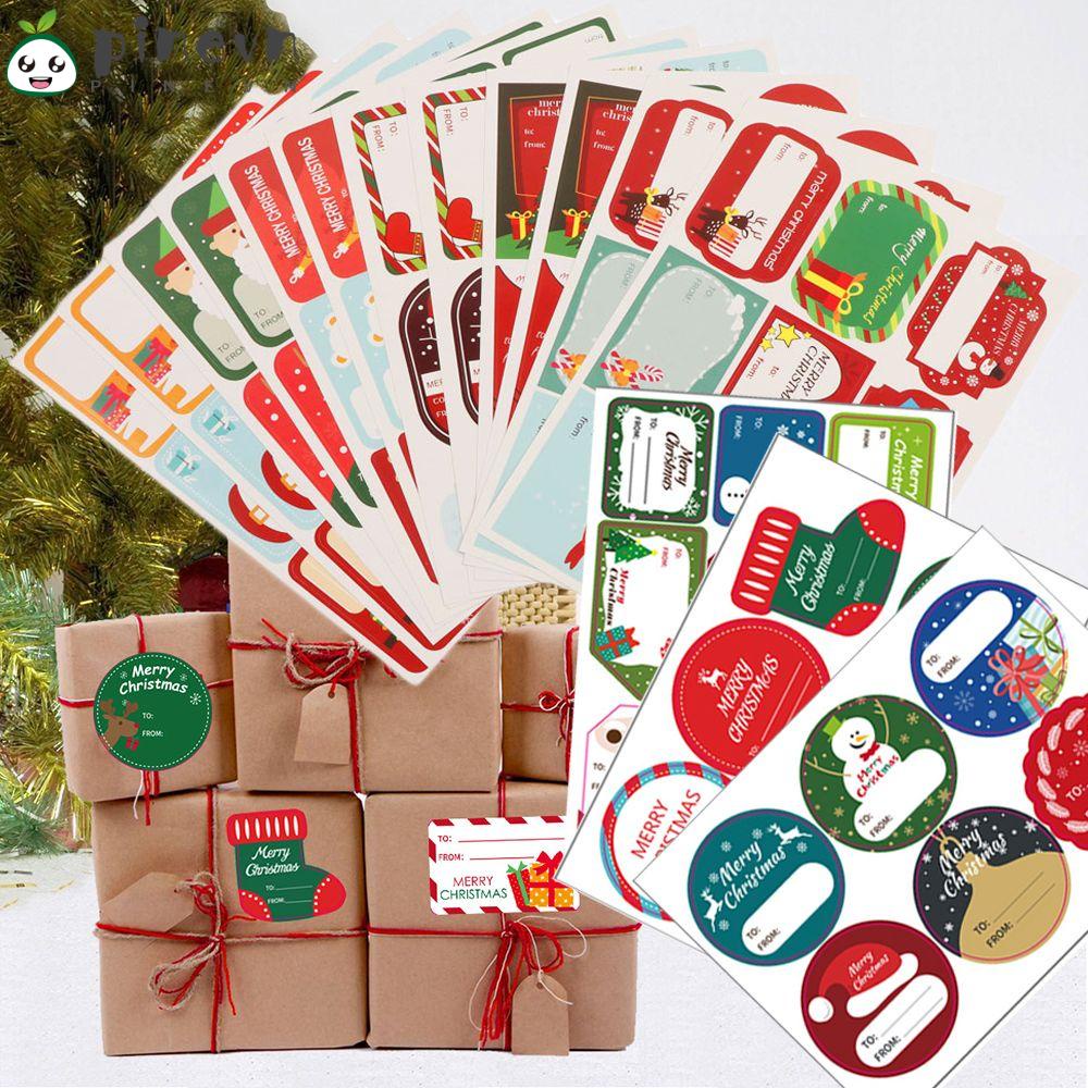 PINEVN Nhãn Dán Trang Trí Giáng Sinh Tự Dính DIY