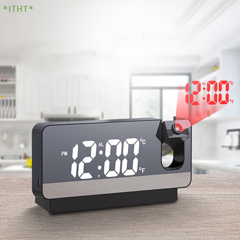 Đồng Hồ Báo Thức Điện Tử Để Bàn Đèn LED Kỹ Thuật Số Mẫu Mới 2023