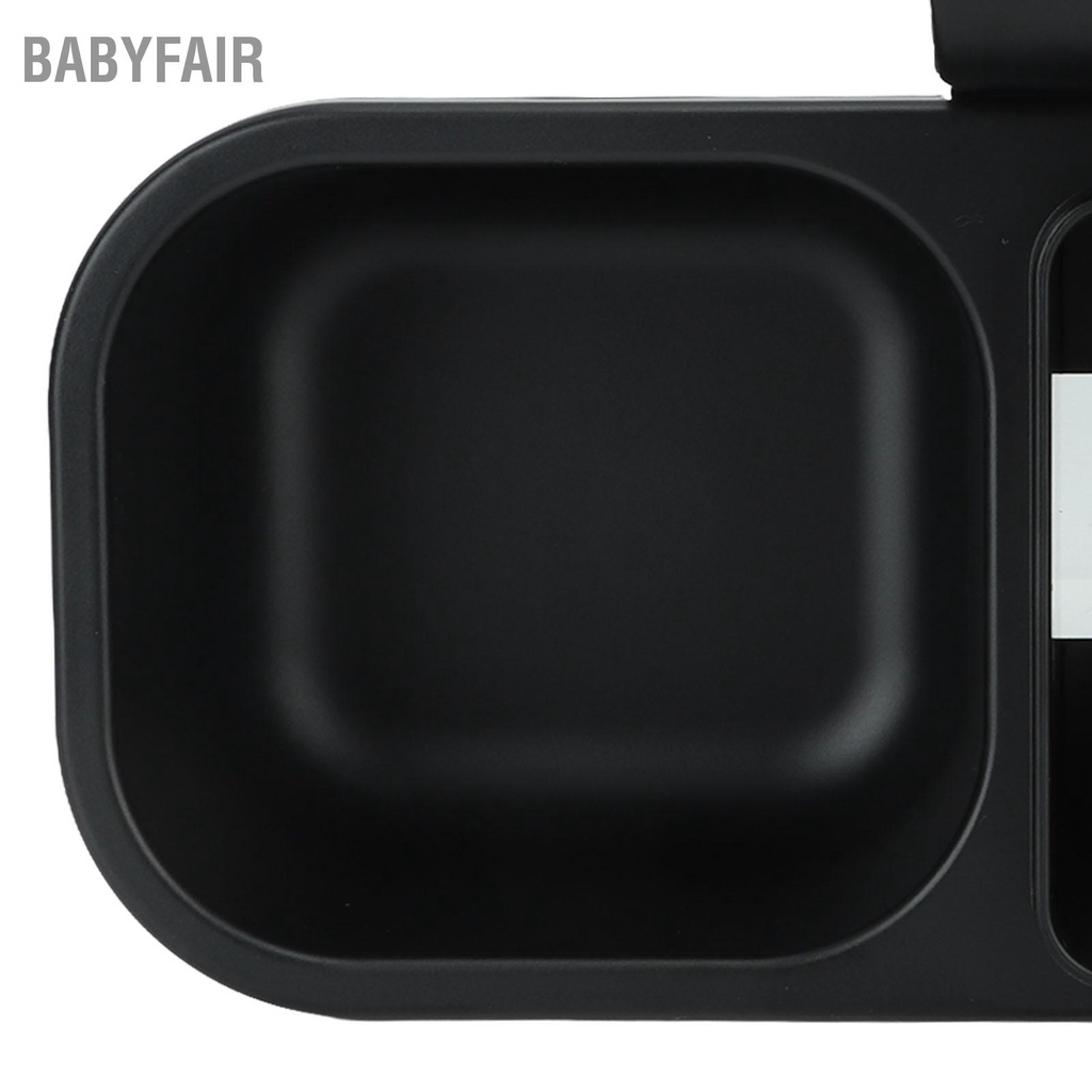 Babyfair 3 Trong 1 Ghế Sau Ô Tô Cốc Tổ Chức Điện Thoại Đồ Uống Giá Đỡ Tựa Đầu Khay Đen