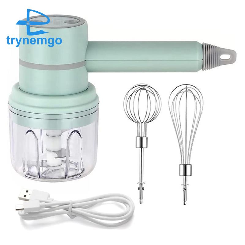 Máy Đánh Trứng / Kem / Tỏi Cầm Tay Không Dây Đa Năng
