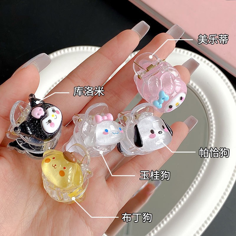 Kẹp Tóc Nhỏ Họa Tiết Hoạt Hình Kuromi Ngọt Ngào Cho Nữ