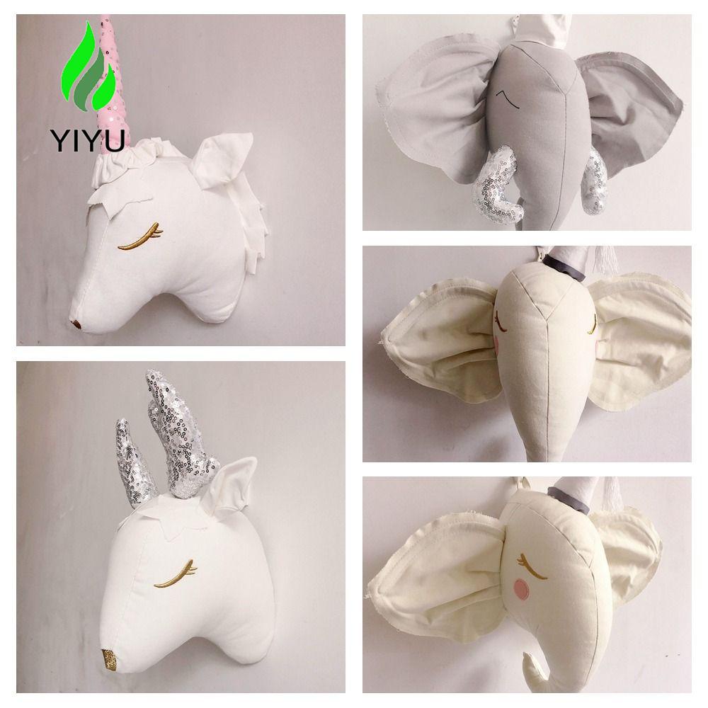 YIYU Thú Nhồi Bông Hình Động Vật Hoạt Hình Dễ Thương Dùng Làm Đạo Cụ Chụp Ảnh