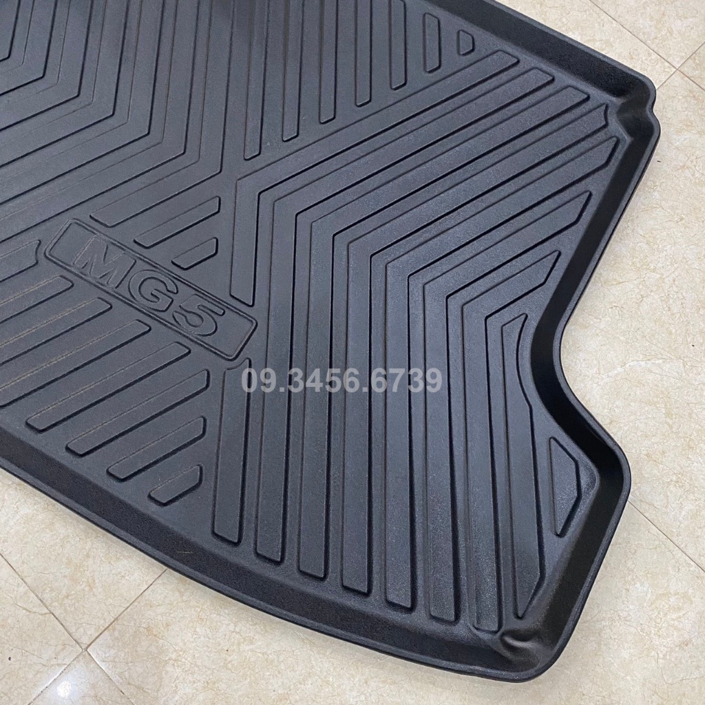 Lót cốp nhựa dẻo xe MG5 2021 2022 2023 dẻo đàn hồi, chống nước tốt, Pedanauto