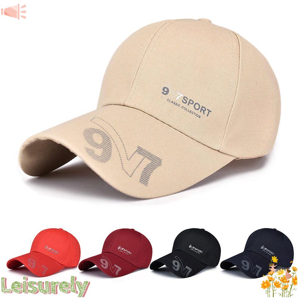 LEILY Mũ Lưỡi Trai Thoáng Khí Điều Chỉnh Tùy Ý Thời Trang Mù