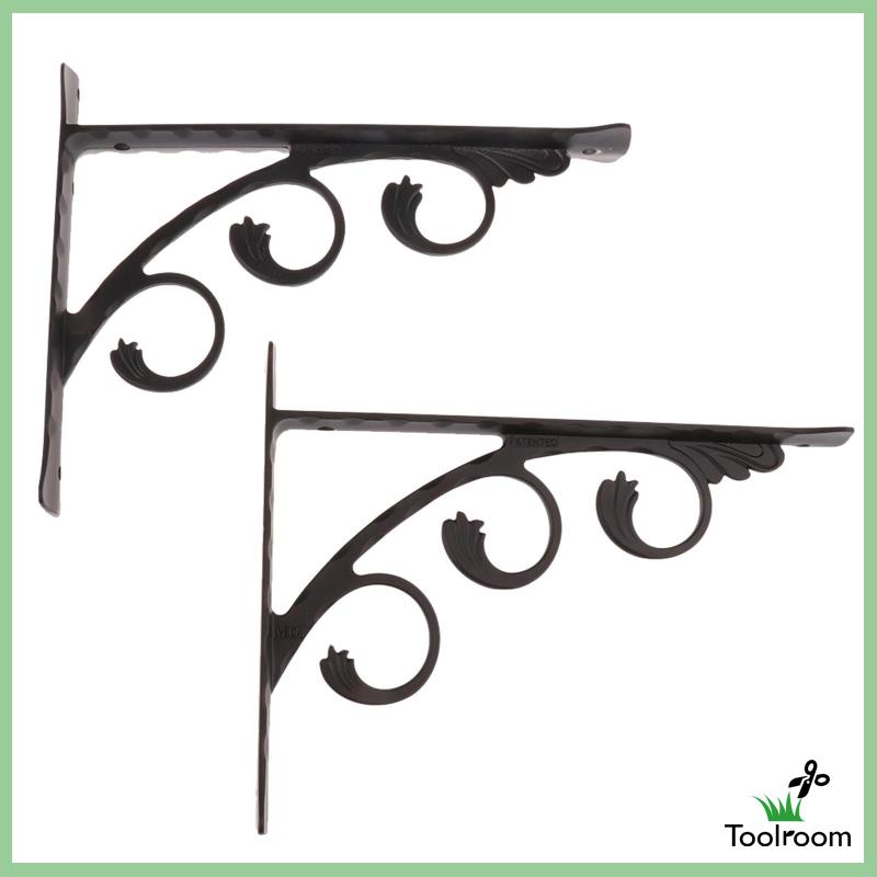 Set 2 Kệ Sắt Treo Tường Trưng Bày Vật Dụng Chống Rỉ Sét Cho Quán Cà Phê /