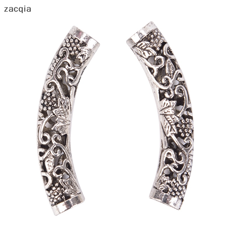 [zacqia] Hạt Xỏ Màu Bạc Phong Cách Viking