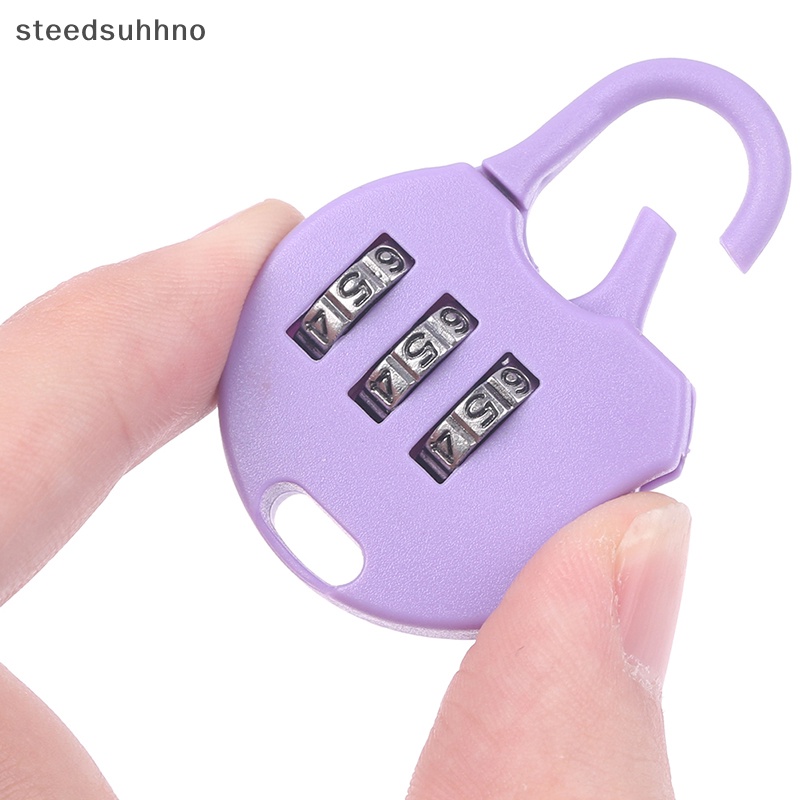 Ổ Khóa Mật Khẩu Mini Nhiều Màu Sắc Tiện Dụng Cho Học Sinh hhno