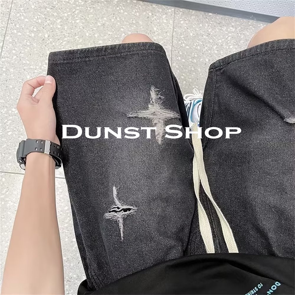 Quần short jean VOCKOO DS07513 ống rộng thời trang 2023