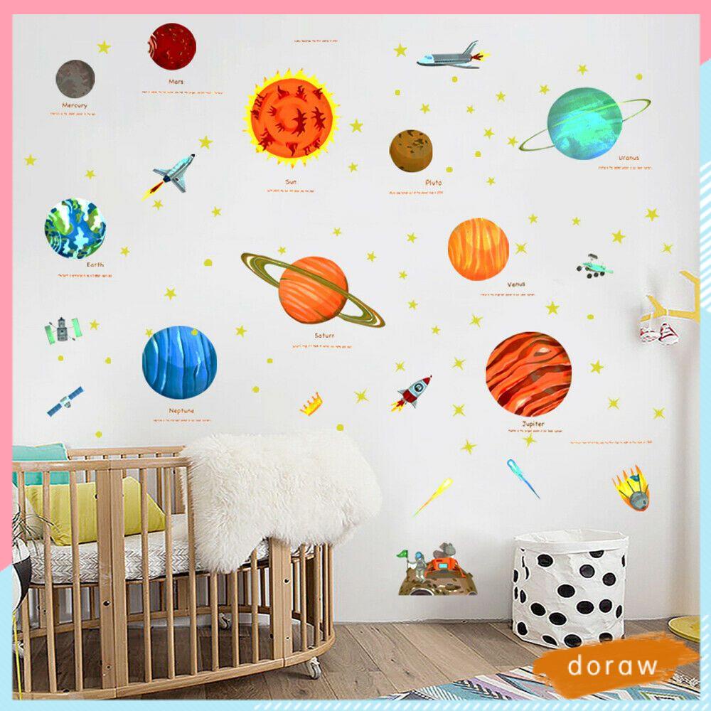 DORAW Giấy Dán Tường Hình Tên Lửa Đẹp Mắt