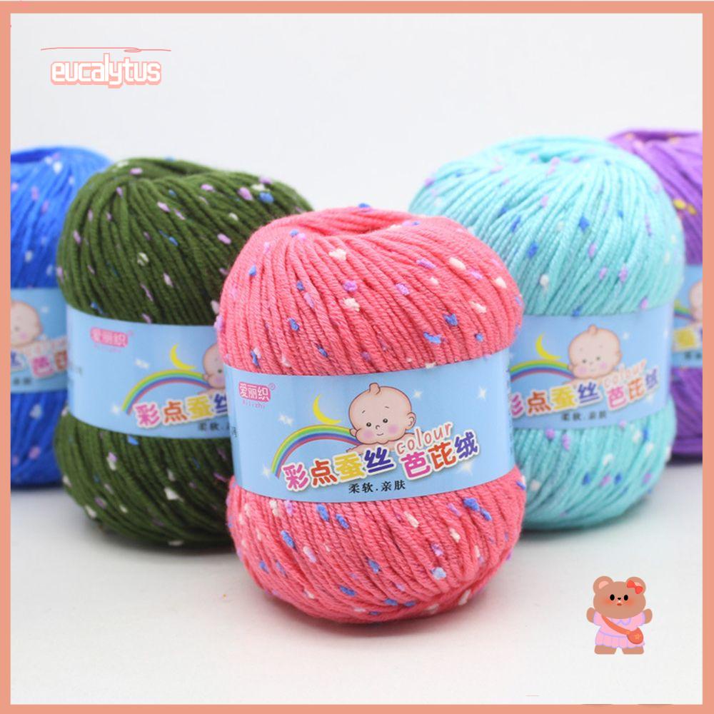 EUTUS Giày Búp Bê Vải Nhung Mềm Mại Họa Tiết Chấm Bi Xinh Xắn