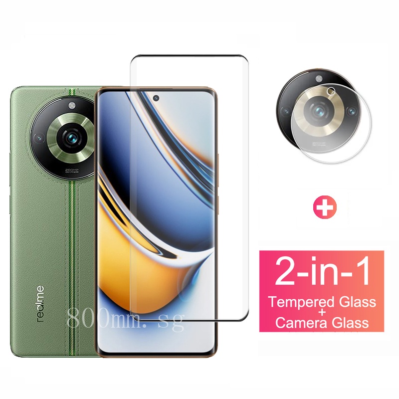 Kính Cường Lực Bảo Vệ Toàn Màn Hình Cho Realme 11 Pro 10T 10 9 8 9i 5G 9 Pro + GT Neo 3 3T 2 Pro Kèm Phụ Kiện