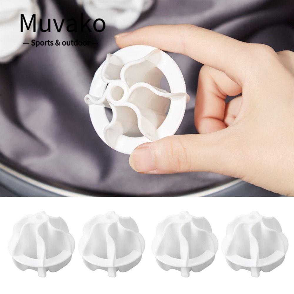 MUVAKO Bộ 5 Bóng Giặt Đồ Chống Gió Có Thể Tái Sử Dụng