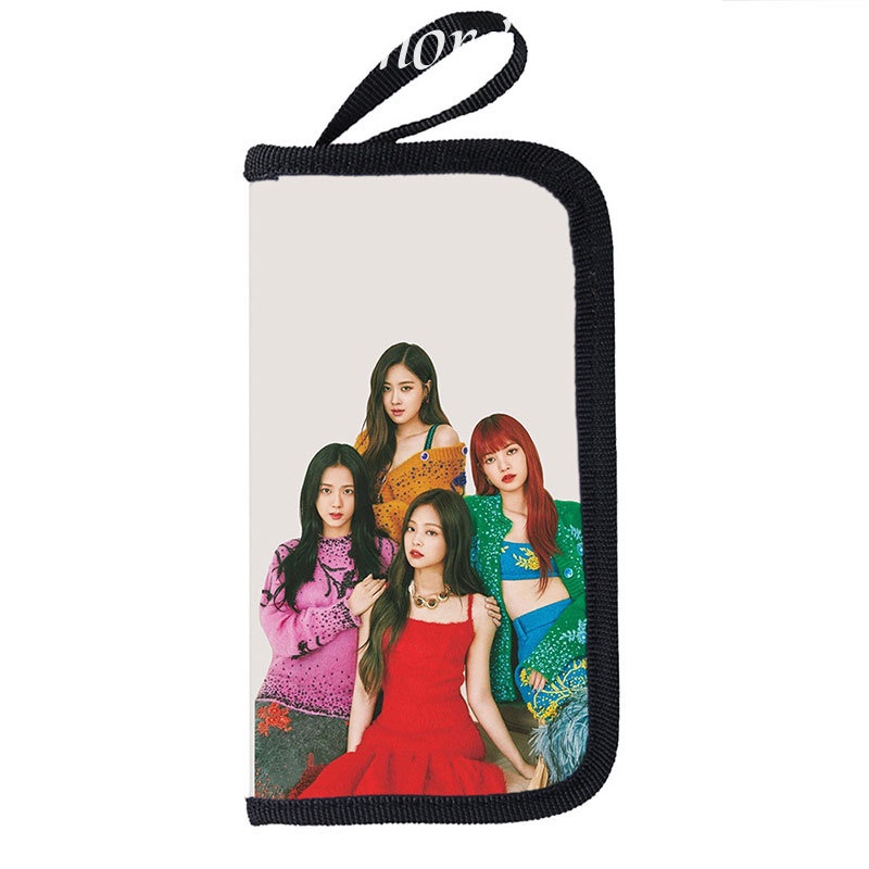 Ví Đựng Thẻ ID / Tiền Xu In Hình Nhóm Nhạc blackpink Hàn Quốc Dành Cho Tuổi Teen