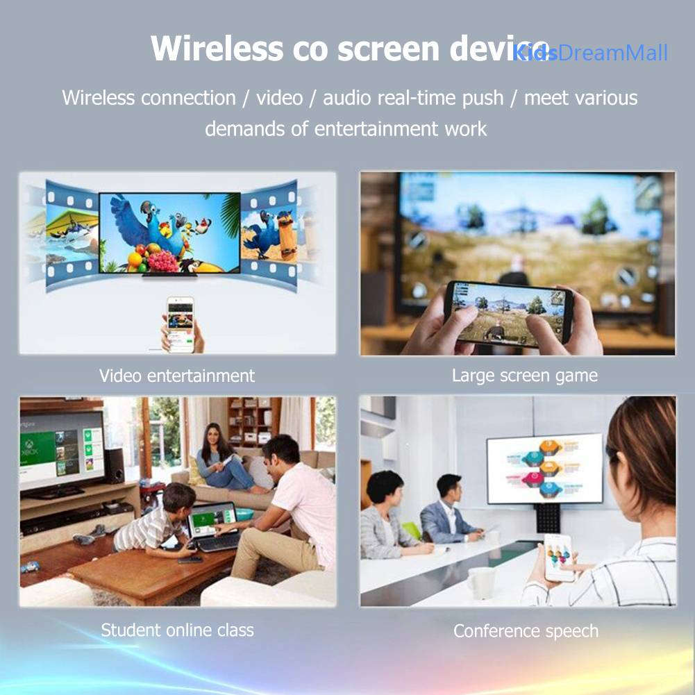 Bộ Chia Sẻ Tín Hiệu WiFi Không Dây HDMI Cho Mirascreen
