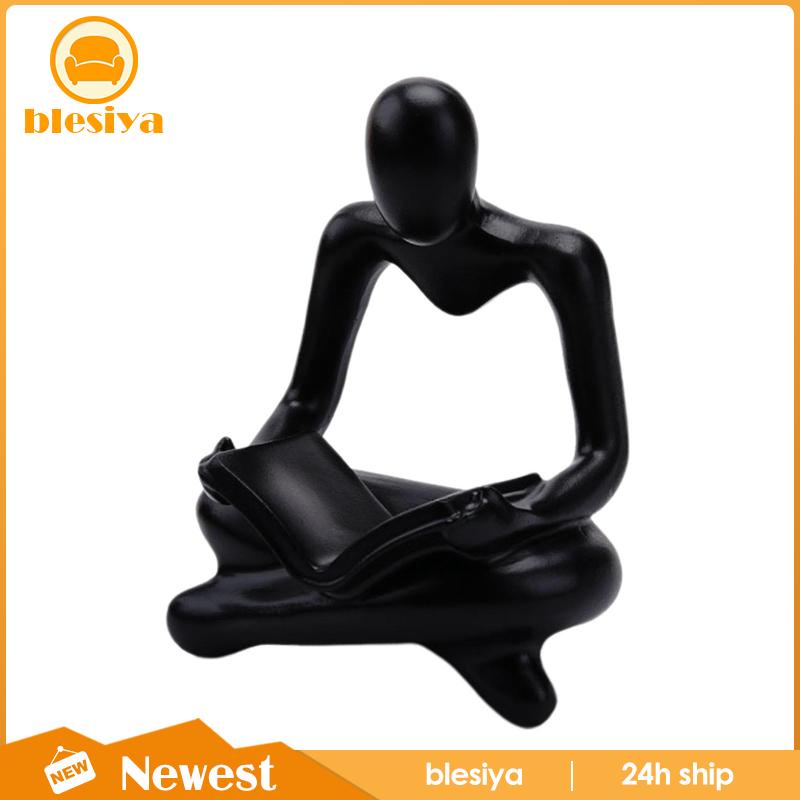 Tượng Người Suy Nghĩ Trừu Tượng Sáng Tạo Trang Trí Khách Sạn