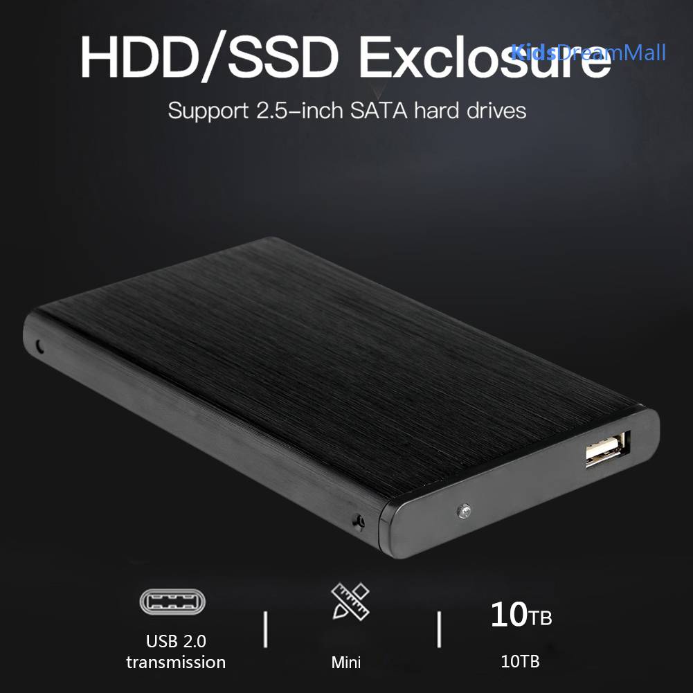 Hộp Đựng Ổ Cứng Ngoài USB 2.0 10TB 2.5 inch SATA HDD SSD