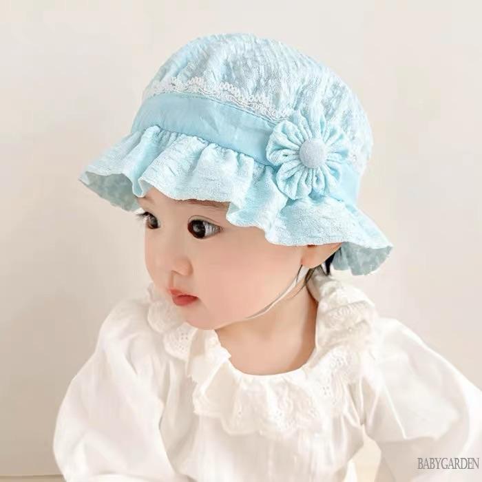 Nón Vành Rộng Chống Nắng Họa Tiết Hoa Dễ Thương Dành Cho Bé Gái