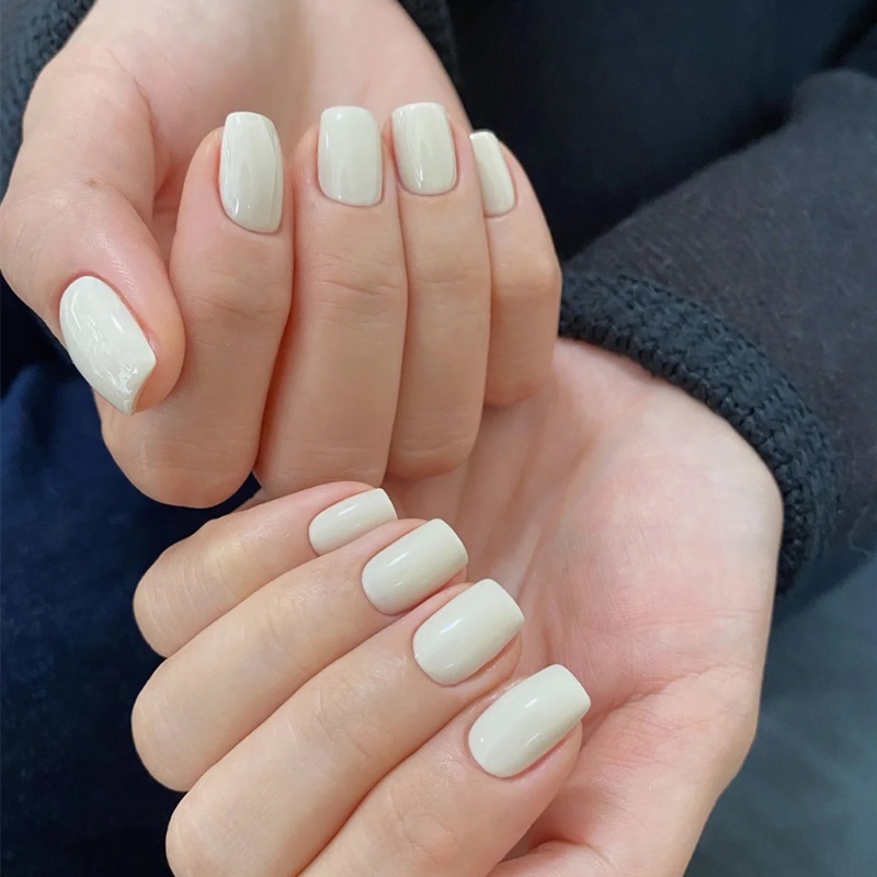 Móng Tay Giả Coffin Dài Nhiều Màu Sắc Tự Dính Có Thể Tháo Rời / Che Phủ Toàn Diện