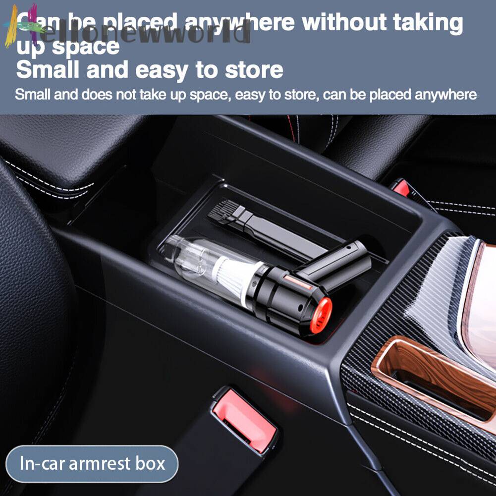 Máy Hút Bụi Mini Sạc USB 1.5Kpa Cho Xe Hơi