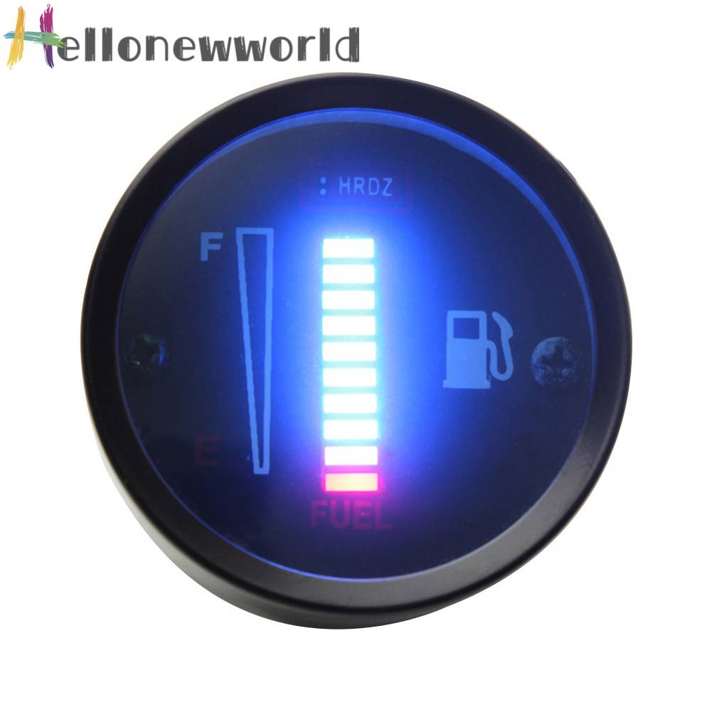 Đồng Hồ Đo Mức Nhiên Liệu 10 LED 2Inch 12V Cho Xe Hơi Xe Tải SUV ATV