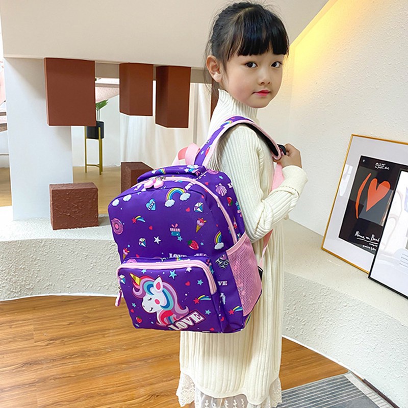 Ba Lô Đi Học Mini In Họa Tiết Hoạt Hình Xinh Xắn Dành Cho Bé