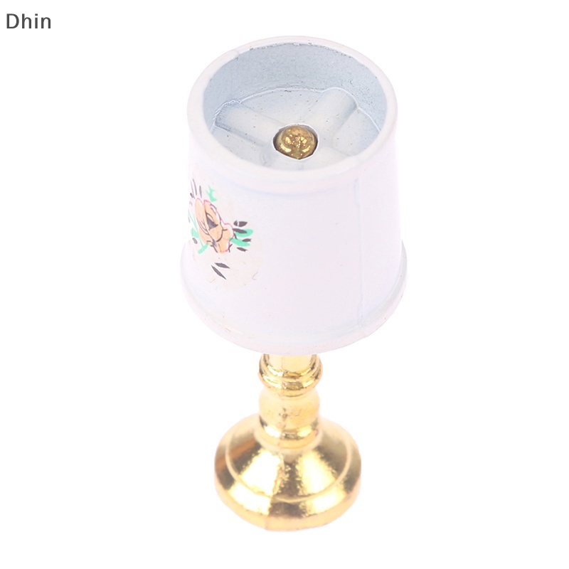 [Dhin] Đèn Để Bàn Bằng Gốm Dùng Trang Trí Nhà Búp Bê