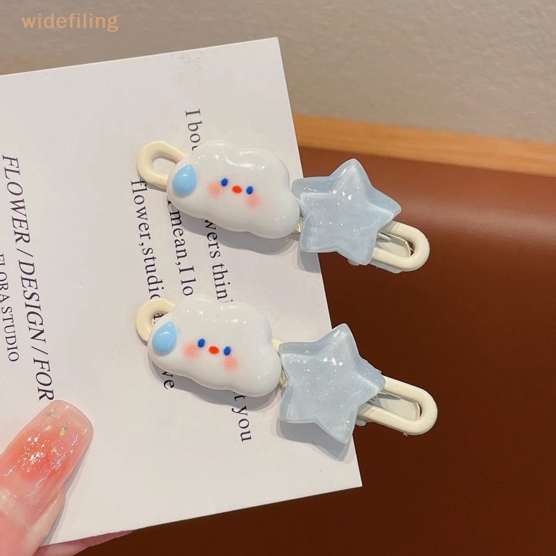 Kẹp Tóc Hình Đám Mây / Ngôi Sao / Đám Mây Dễ Thương Cho Bé Gái