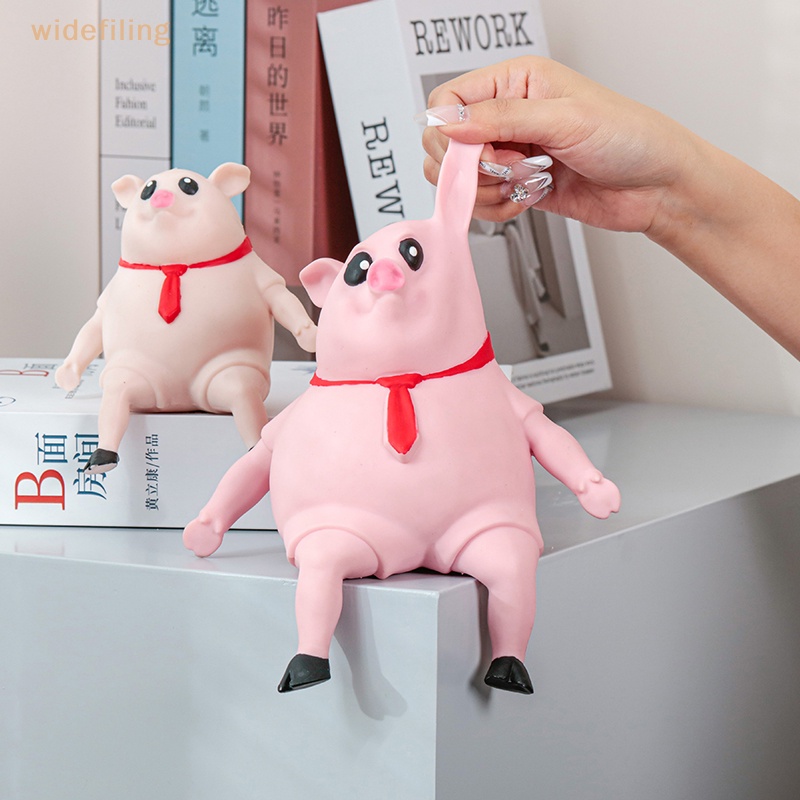 Đồ Chơi Nắn Bóp Đàn Hồi Giảm Stress Hình Chú Heo Hồng