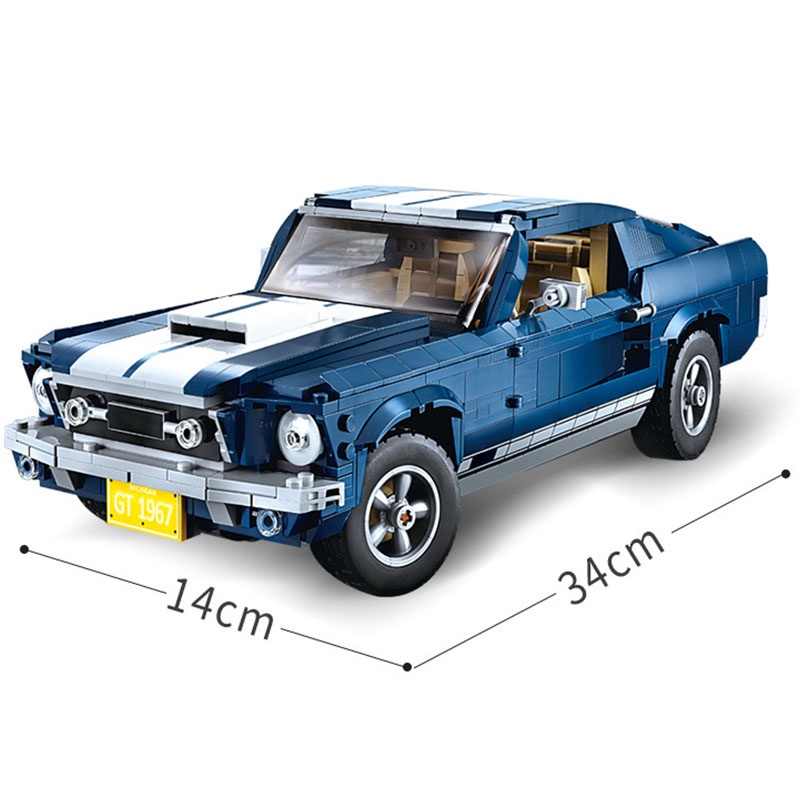 Bộ Đồ Chơi Lắp Ráp Xe Hơi ford  mustang Lắp Ráp lego