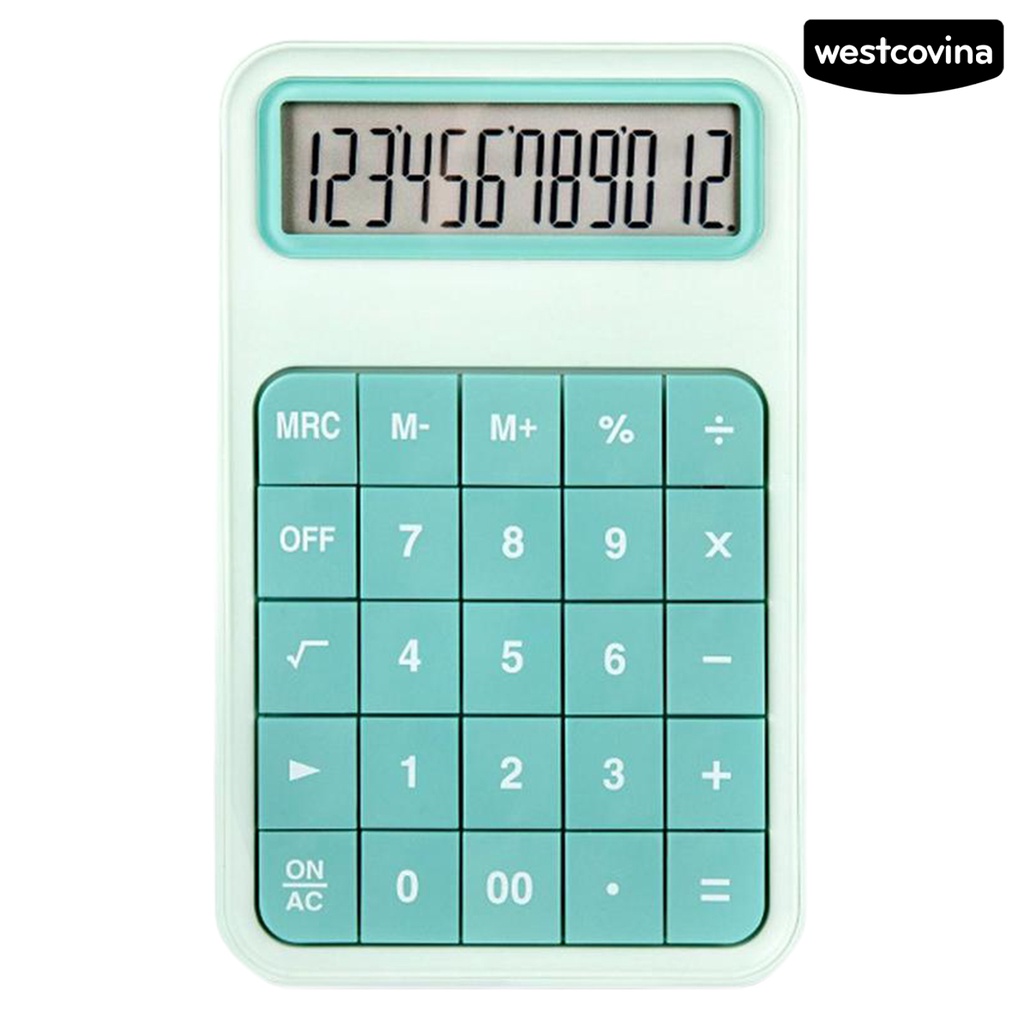 [WSTN] [WSTN]✎Máy Tính Mini 12 Chữ Số Siêu Mỏng Cài Nút Tháo Rời Được