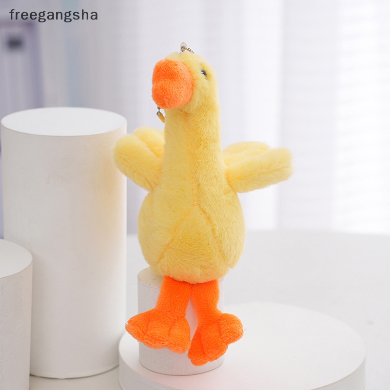 Móc Khóa Hình Ngỗng Nhồi Bông Màu Vàng Dễ Thương