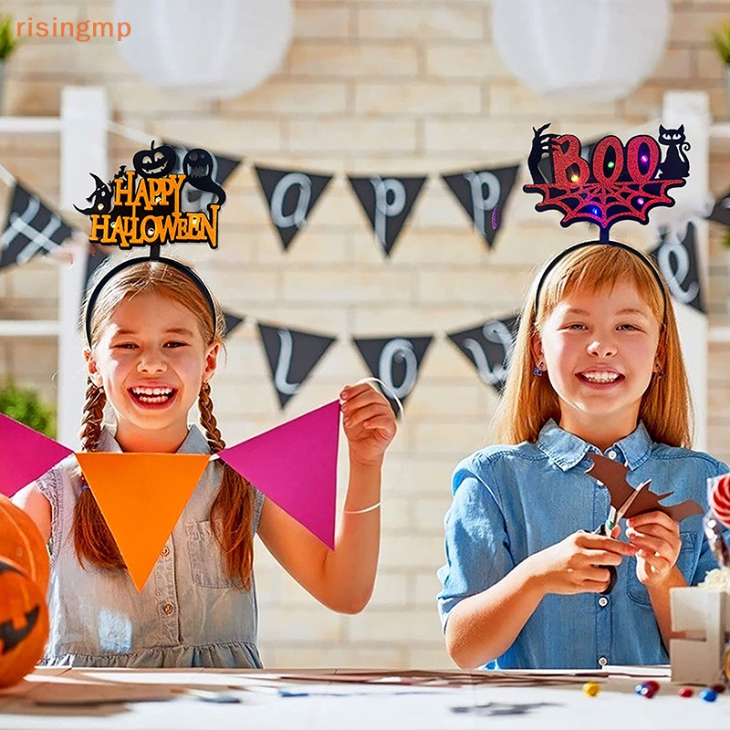 Băng Đô Cài Tóc Hình Nhện / Dơi / Đầu Lâu Độc Đáo Trang Trí Tiệc Halloween