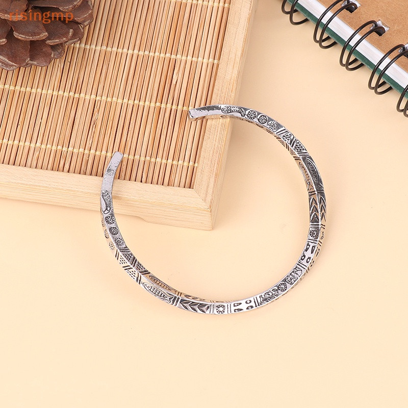 1 Vòng Tay Hở Khắc Hình Phong Cách Vintage