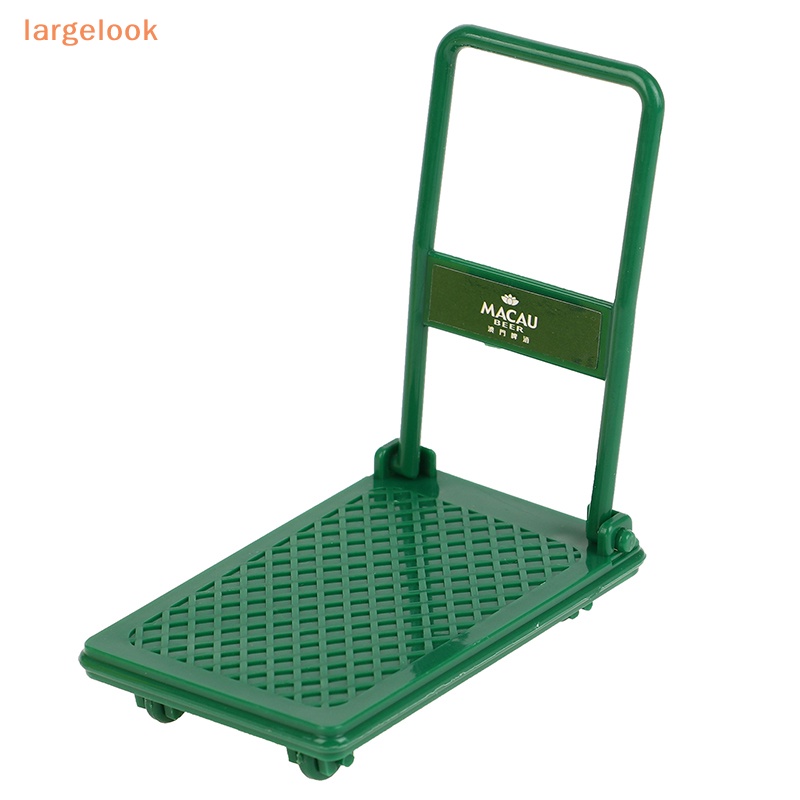 Mô Hình Xe Đẩy Ủi Bia Mini Trang Trí Nhà Búp Bê 1 / 12