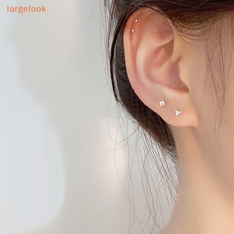 Bông Tai Hình Ngôi Sao / Trái Tim / Mặt Trăng Mini Đơn Giản Cho Nữ