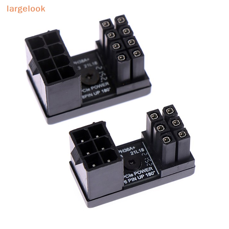 Đầu Nối Chuyển Đổi Thẻ Đồ Họa Góc 8pin Sang Đầu 8 Pin Góc 180 Độ Chuyên Dụng Cho Máy Tính Bàn